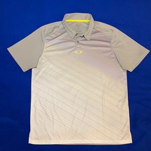 Oakley Sendon (grey & yellow) Polo (M)